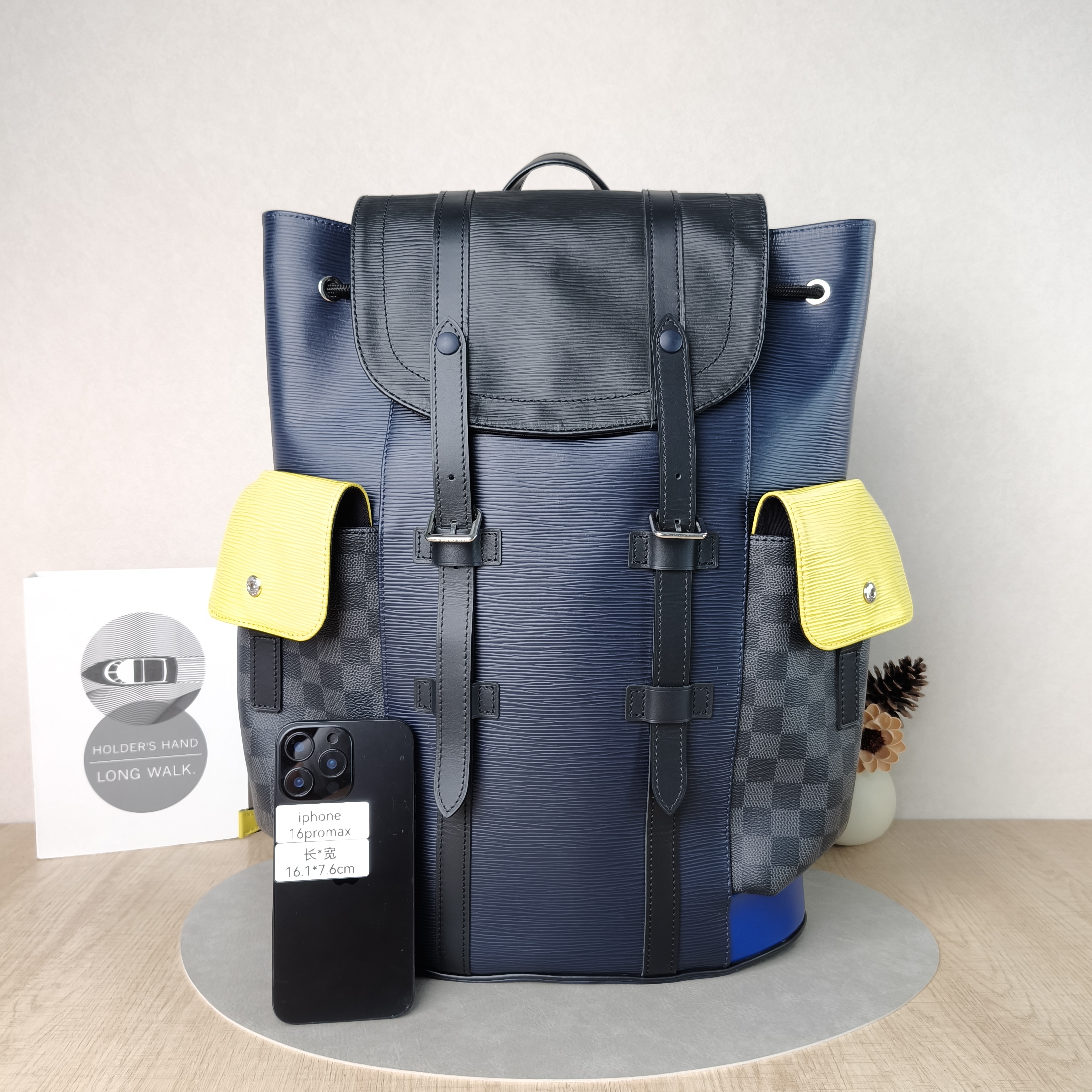 Louis Vuitton Backpack Christopher Backpack Colorblock PVC · Calfskin One Size32 × 12 × 48 cm — cover view 4 of 5