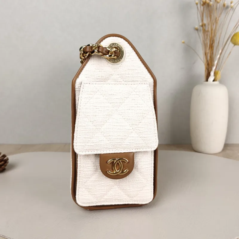 Chanel Crossbody Bag 25Bag Brown Mini 20 × 12.5 × 22 cm — detail view 5 of 12