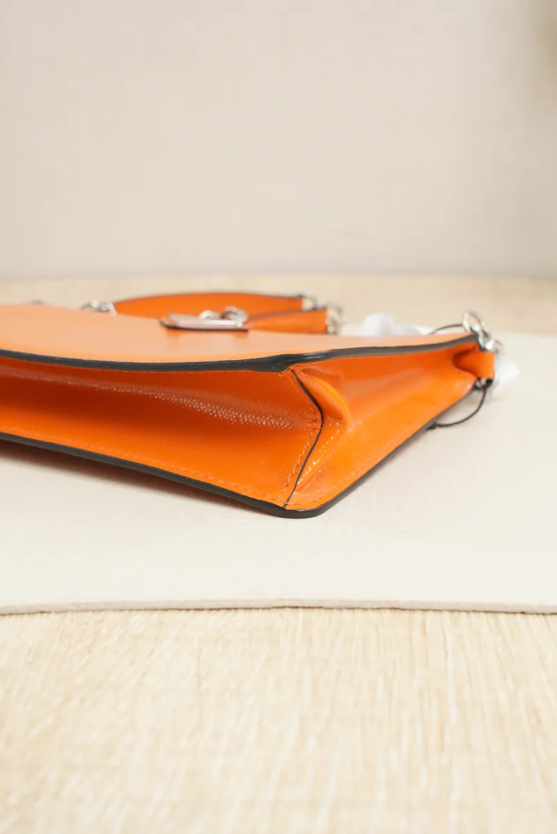 PRADA Crossbody Bag Crossbody Bag Clutch Patent Leather One Size20 × 5 × 12 cm — cover view 3 of 7