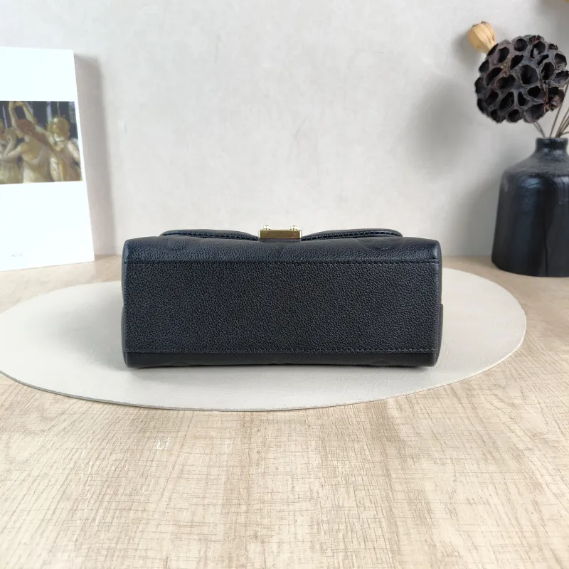 Louis Vuitton Crossbody Bag MADELEINE Black Empreinte Embossed Calfskin BB 24 × 8.5 × 17 cm — cover view 3 of 6