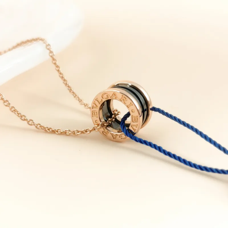 Bvlgari Necklace B.ZERO1Collection Black Rose Gold 18KR ose Gold One Size46cm โ cover view 5 of 8