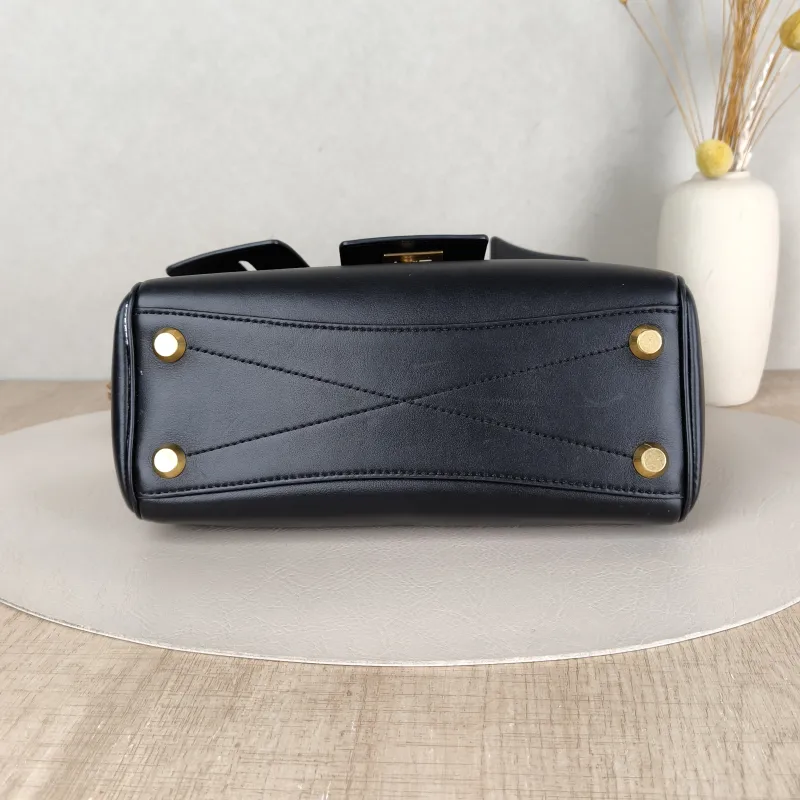 BALENCIAGA Crossbody Bag Bel air Black Calfskinmini23.5 × 8 × 17 cm — cover view 4 of 5