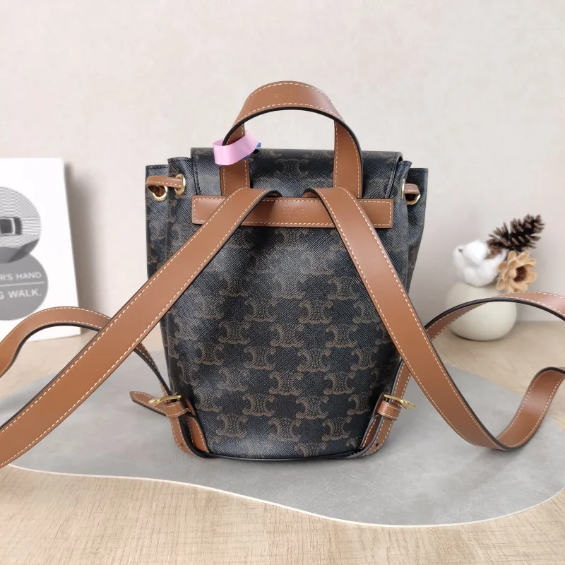 CELINE Backpack BONNIE Backpack Monogram PVC One Size 18 × 13 × 25 cm — cover view 5 of 5