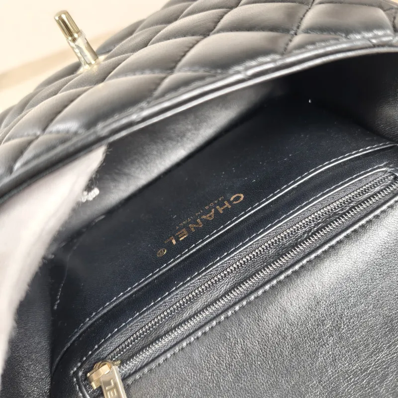 Chanel Crossbody Bag Classic Flap Mini CF Mini Black SL ambskinmini17 × 8 × 13.5 cm — detail view 13 of 13