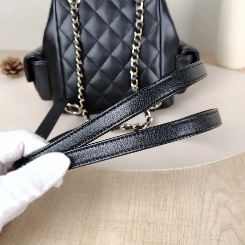 Chanel Backpackduma Black Calfskin Small18 × 9.5 × 19 cm — detail view 16 of 16