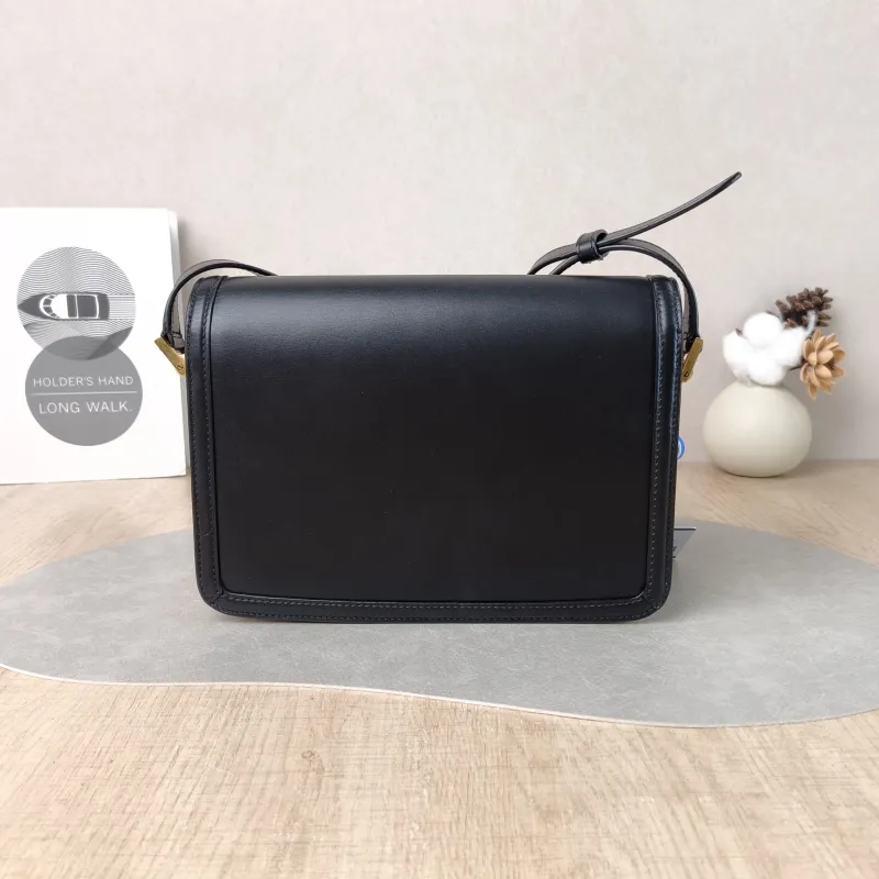 SAINT LAURENT Crossbody Bag Solferino Box Shoulder Bag Beige Black Calfskin Medium 23 × 16 × 7 cm — cover view 4 of 5