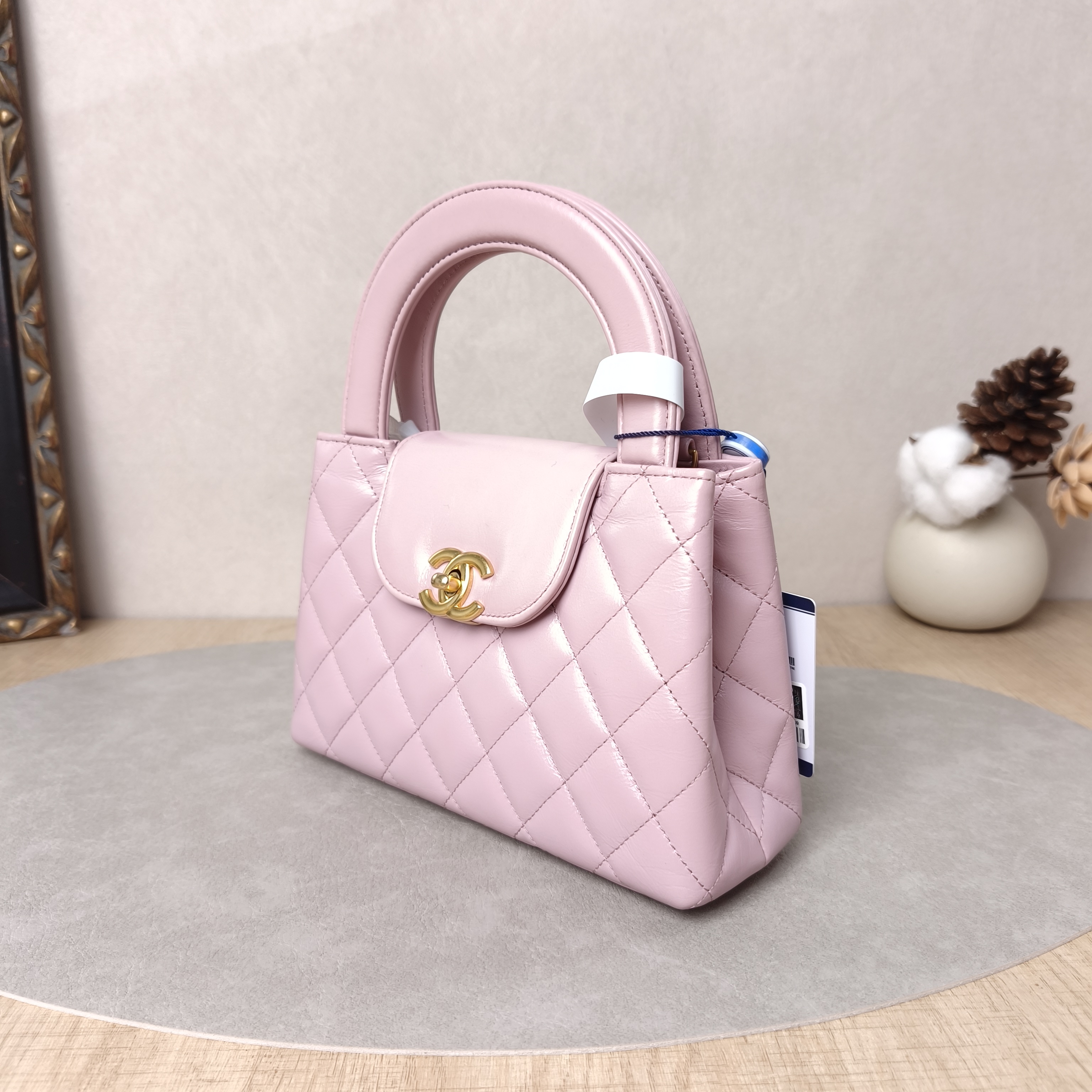Chanel Crossbody Bag Kelly Pink Waxed Leather19 × 7 × 13 cm — cover view 4 of 6