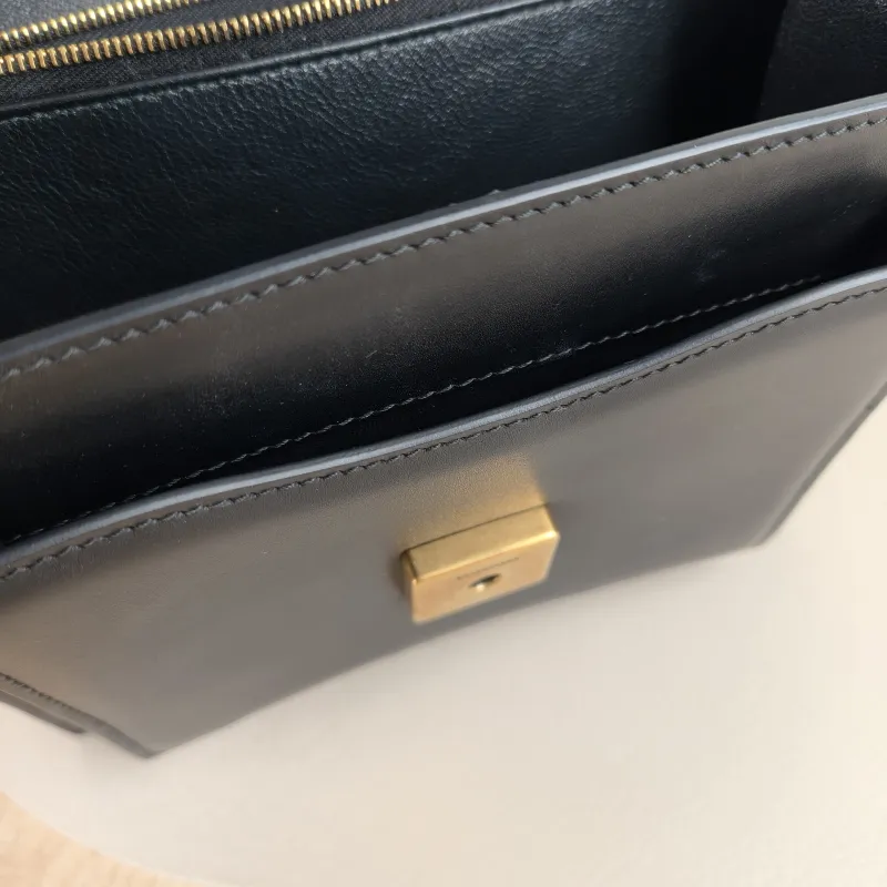 BALENCIAGA Crossbody Bag Crossbody Bag Black Calfskin 19.5 × 8 × 16 cm — detail view 5 of 11