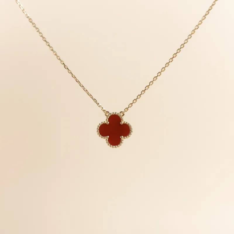 Van Cleef & Arpels Necklace Alhambra Alhambra Collection Necklace 18KY ellow Gold Vintage Small 41cm