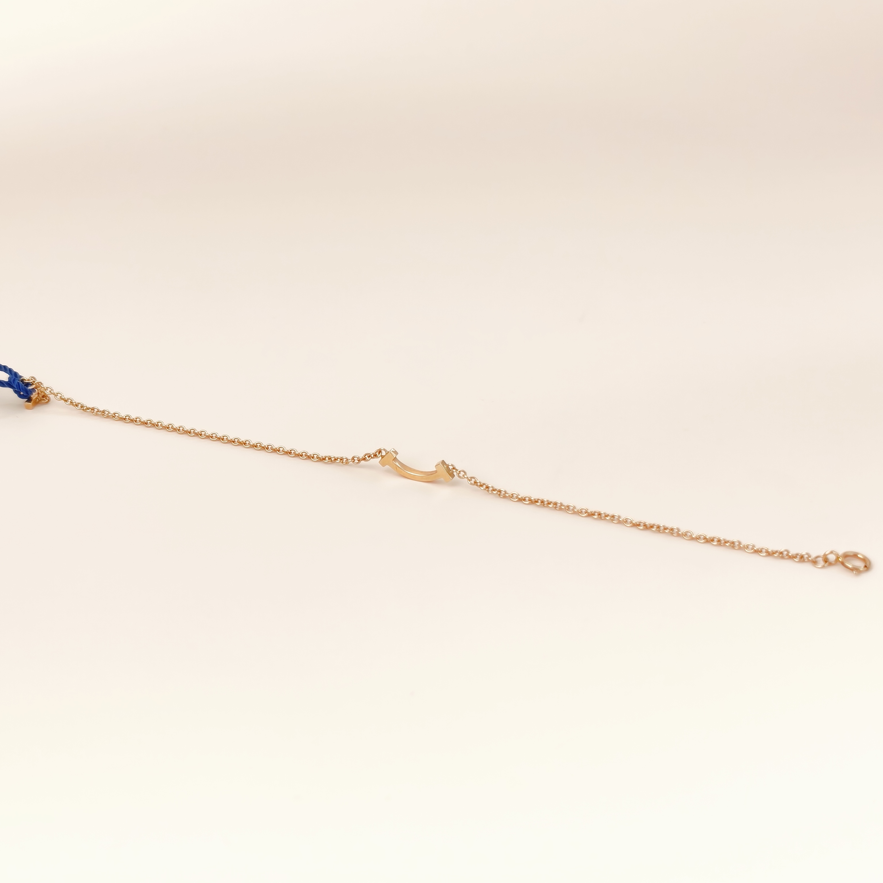 Tiffany&Co. Bracelet TC ollection Smile Bracelet Rose Gold 18KR ose Goldmini16.5cm โ cover view 4 of 8