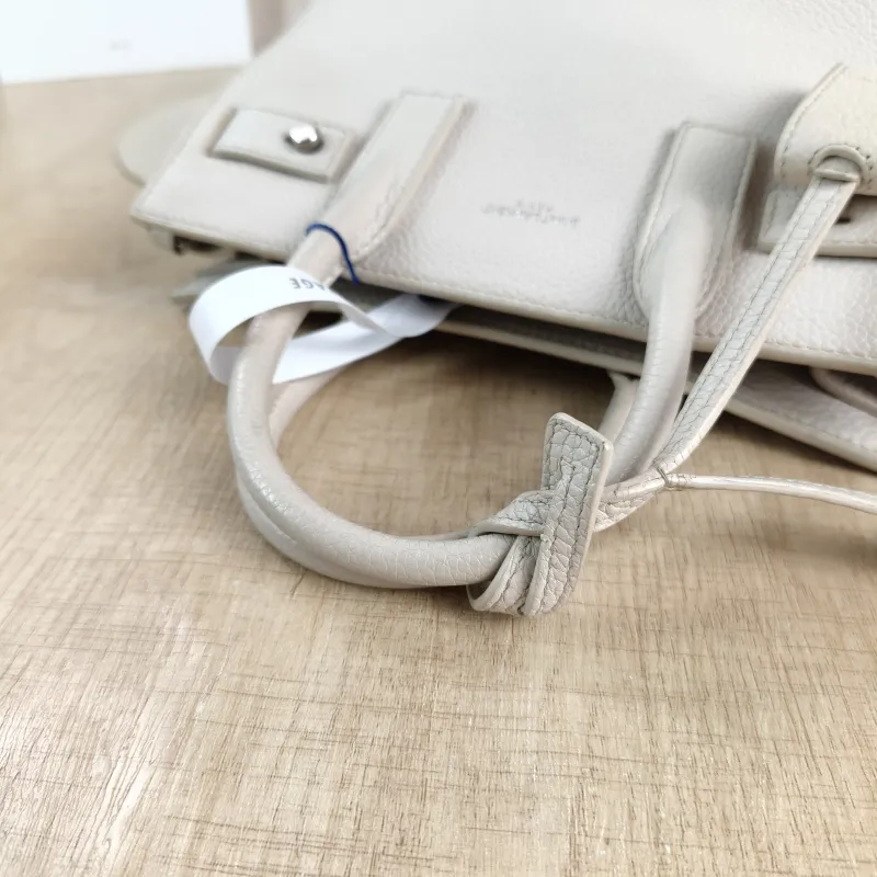 SAINT LAURENT Top Handle Bag SAC DE JOUR White Calfskinnano22 × 11 × 17.5 cm — detail view 11 of 12
