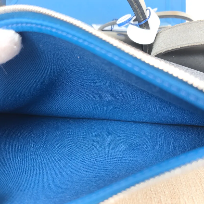 Hermès Crossbody Bag Herbag 31 Blue Black Canvas Medium 30.5 × 11 × 25.5 cm C — detail view 3 of 16