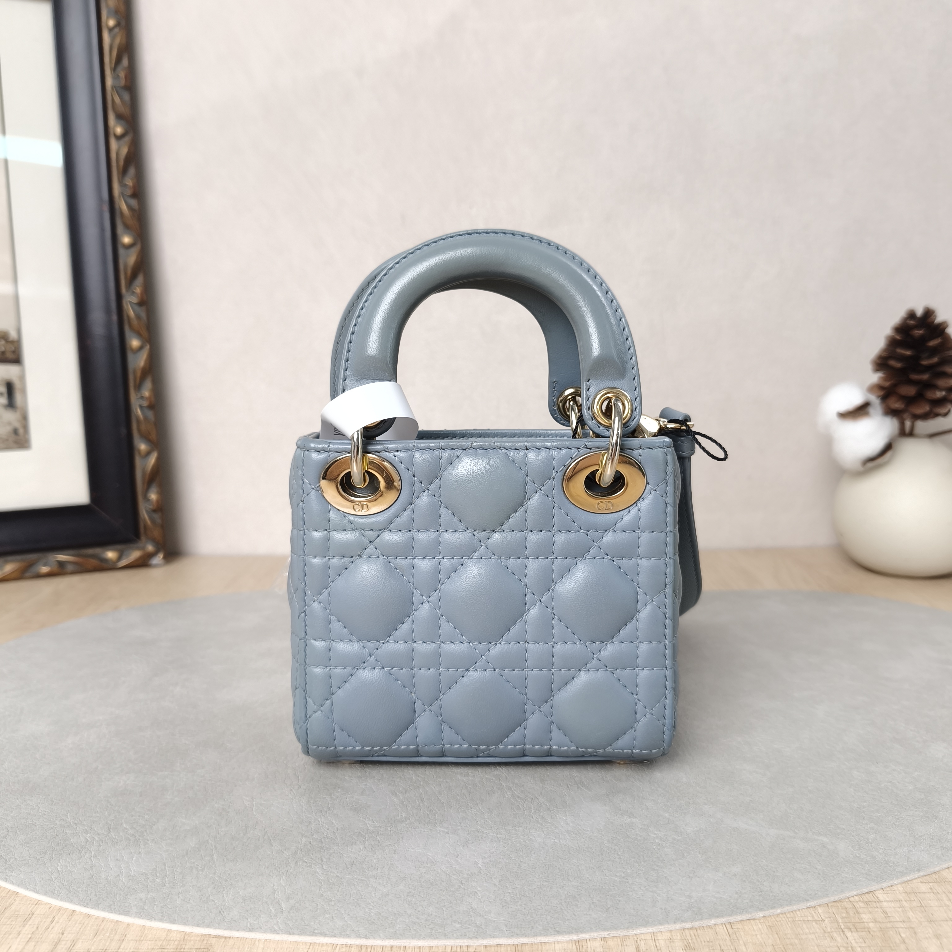DIOR Crossbody Bag Lady Lady Dior Bag Lambskin Mini12 × 5 × 10 cm — cover view 5 of 5