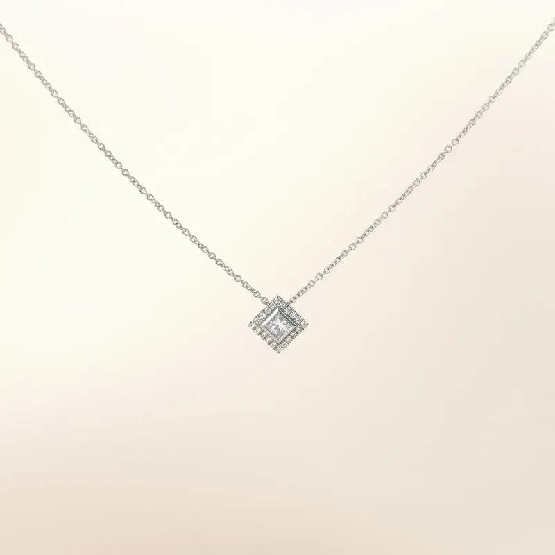 Tiffany&Co. Necklace Necklace PT950Diamond One Size41cm