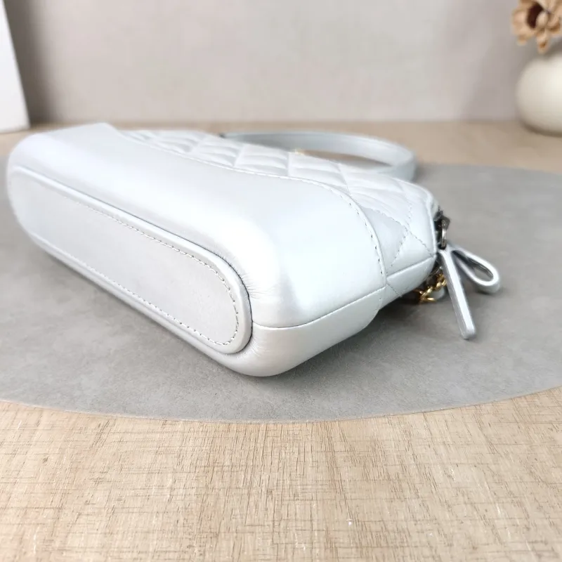 Chanel Crossbody Bag Gabrielle Gabrielle Bag Silver Calfskinmini19 × 4 × 10 cm — detail view 6 of 12