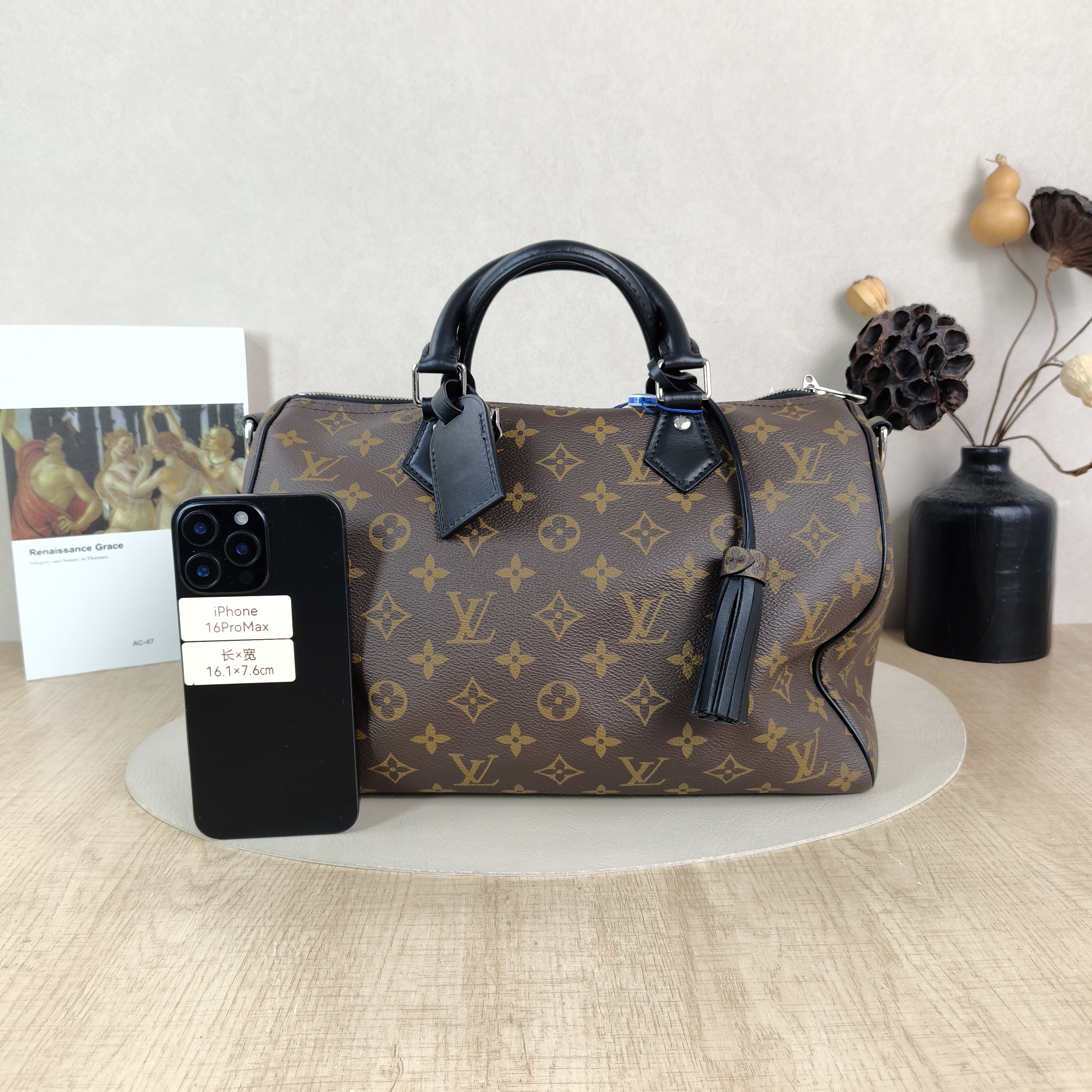 Louis Vuitton Shoulder Bag Speedy Soft 30Shoulder Strap Edition- Monogram PVC Large30 × 17 × 21 cm — cover view 5 of 6