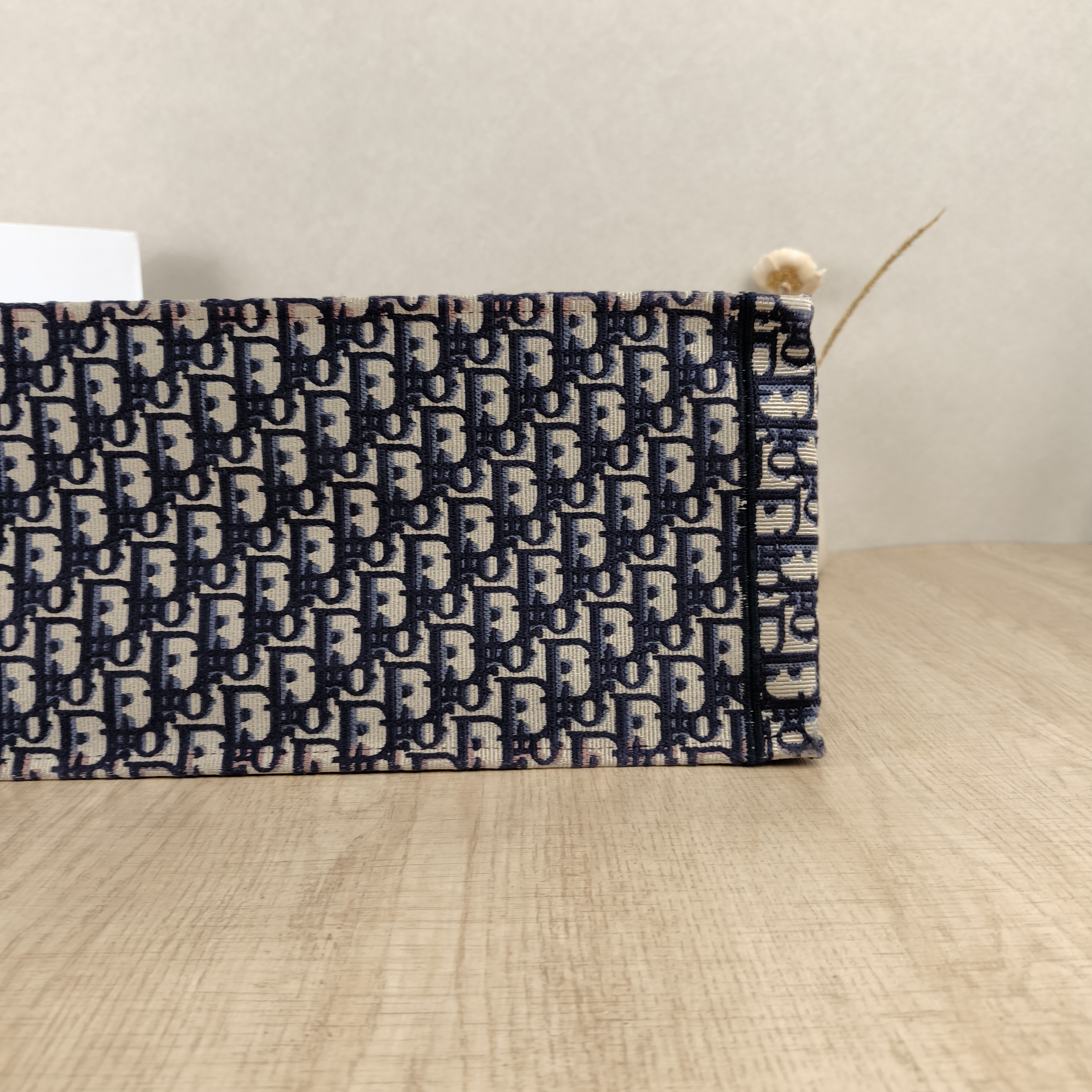 DIOR Top Handle Bag Book Tote Blue Canvas36 × 16.5 × 27.5 cm — cover view 7 of 8