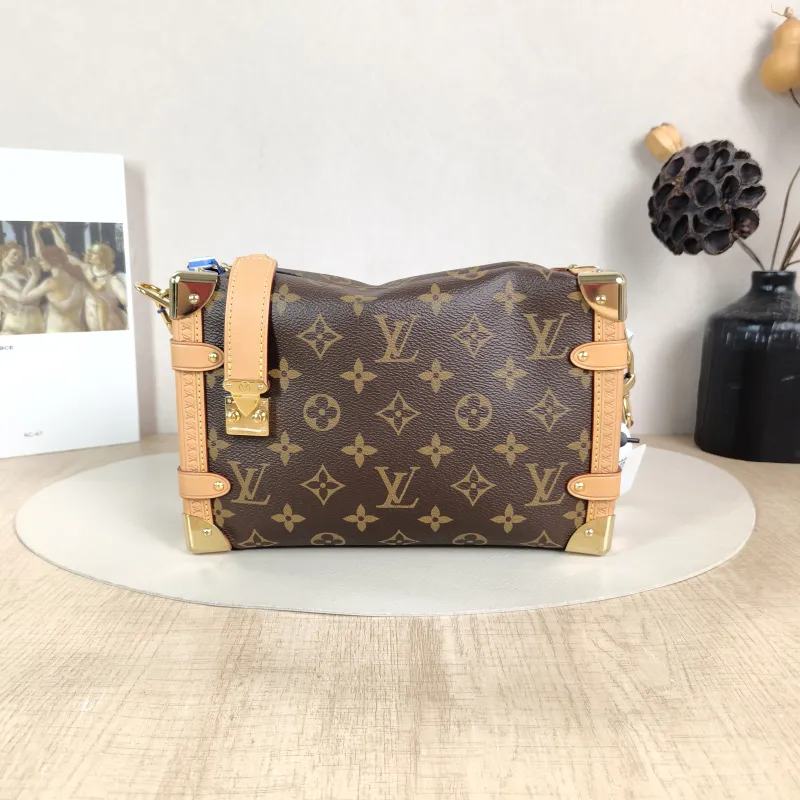 Louis Vuitton Crossbody Bag Side Trunk Box Monogram PVC Medium 23.5 × 8.5 × 16 cm