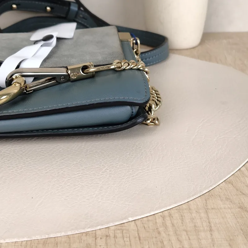 Chloé Crossbody Bag Crossbody Bag Blue Suede One Size24 × 4 × 14 cm — detail view 8 of 13