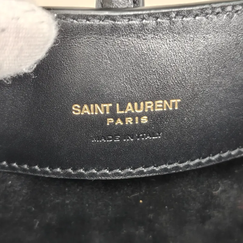 SAINT LAURENT Shoulder Bag LE 37 Black Calfskinmini13 × 6 × 15 cm — detail view 8 of 12