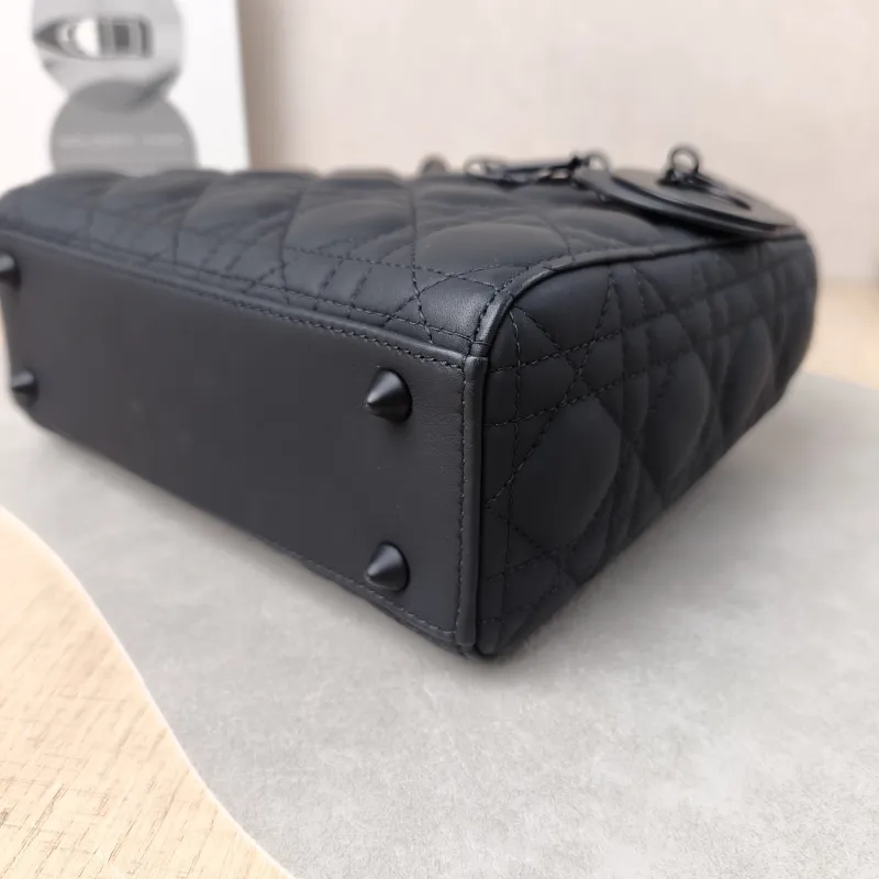 DIOR Top Handle Bag Lady Lady Dior Bag SL ambskin Small 20 × 8 × 18 cm — detail view 6 of 13