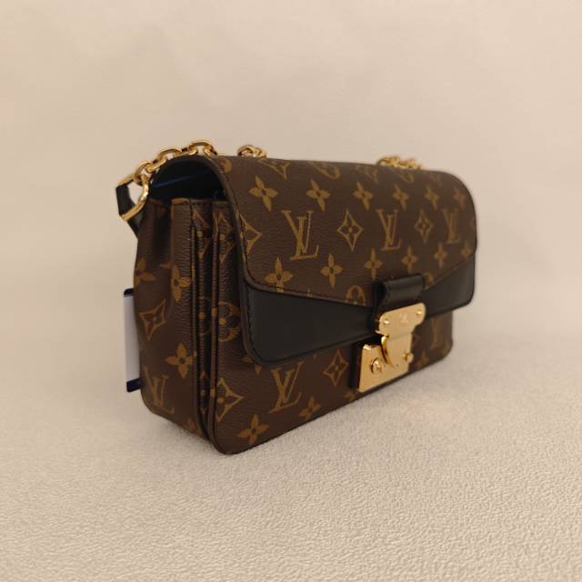 Louis Vuitton Crossbody Bag Marceau Chain Bag Black PVC · Calfskin24.5 × 6.5 × 15 cm — cover view 2 of 4