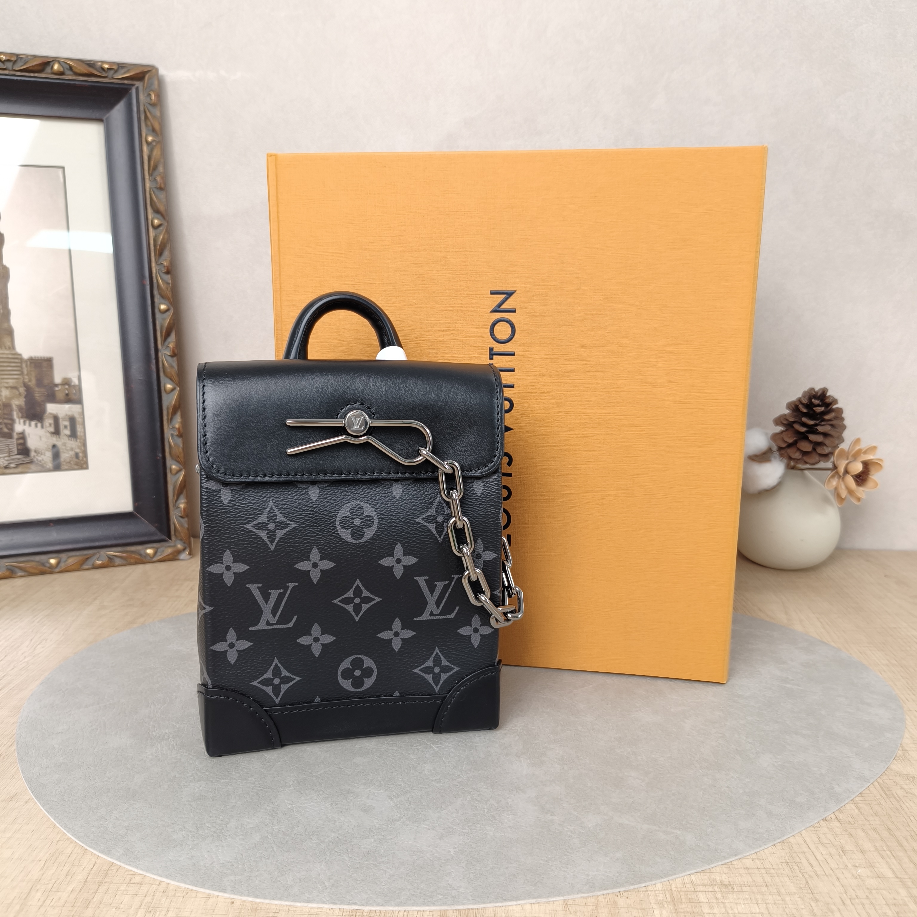 Louis Vuitton Crossbody Bag Nano Steamer Shoulder Bag Monogram PV Cnano15 × 7 × 18 cm — cover view 6 of 6