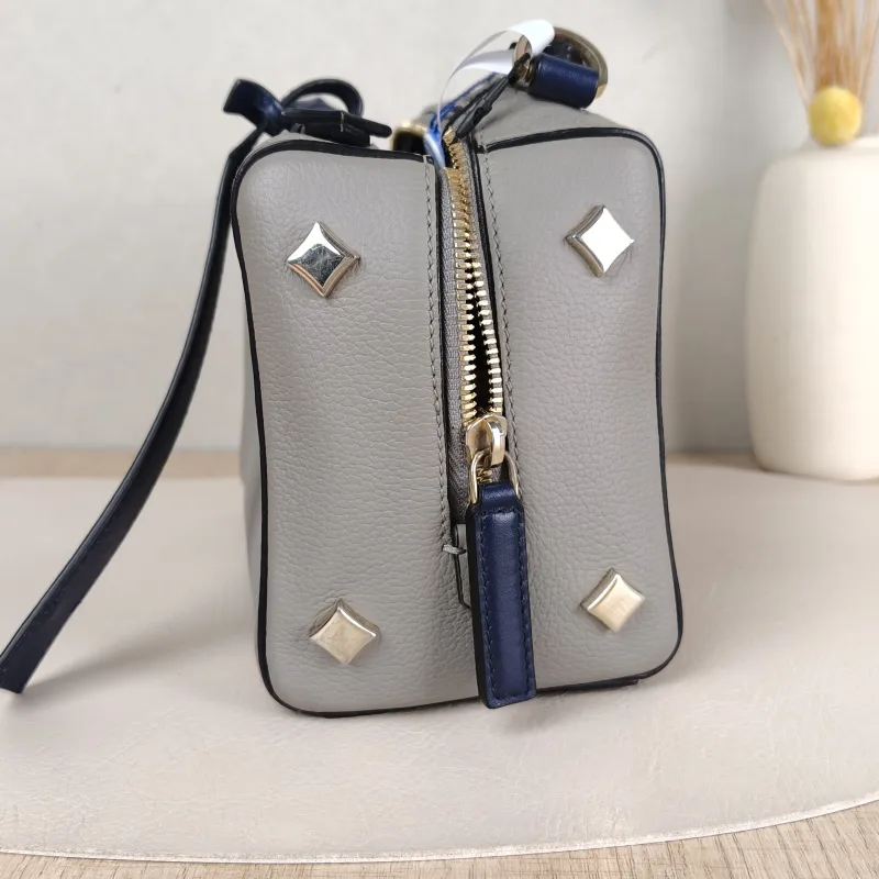 MCM Crossbody Bag Crossbody Bag Grey Calfskin 19 × 11 × 14 cm — detail view 6 of 10