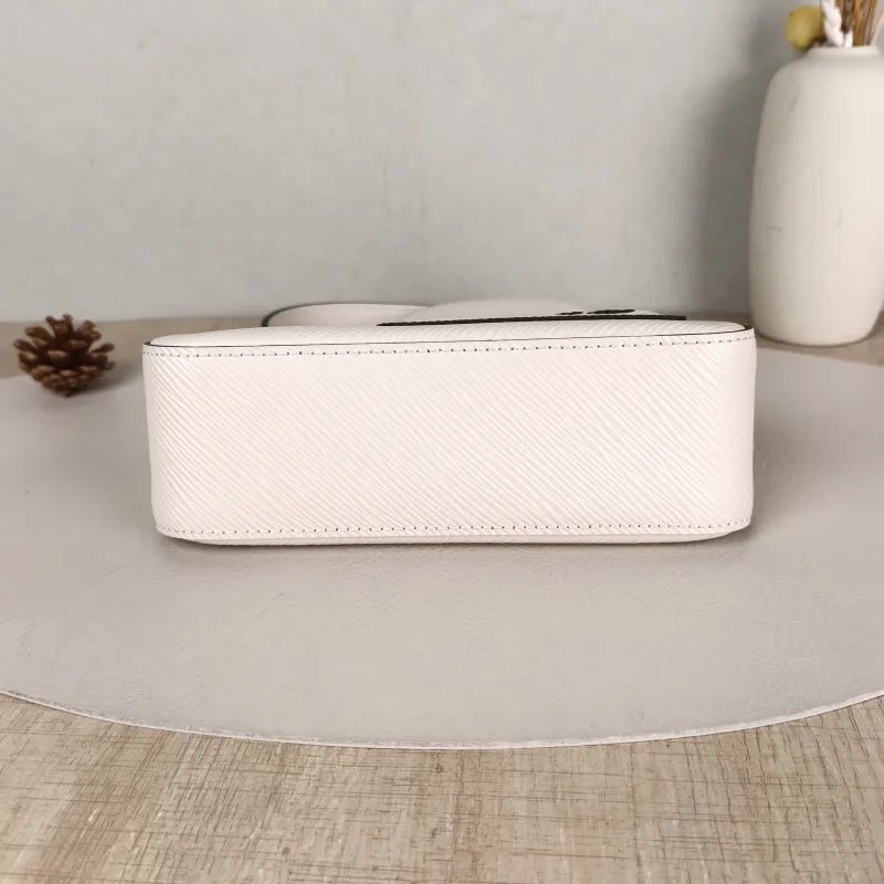 Louis Vuitton Shoulder Bag MARELLINI White Epi Embossed Calfskin Mini 19 × 6.5 × 13.5 cm — cover view 4 of 5