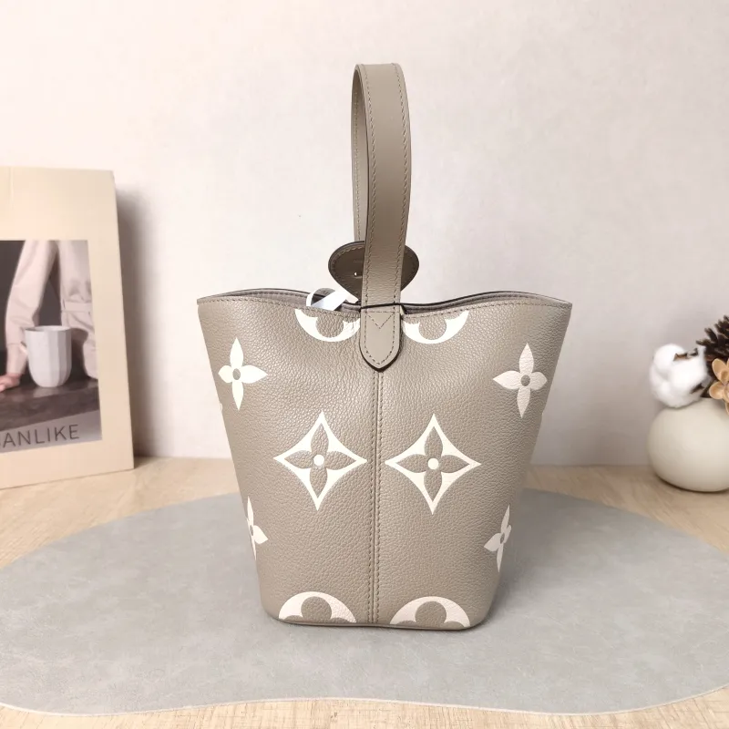 Louis Vuitton Top Handle Bag ALL IN BB · White Empreinte Embossed Calfskin BB 16 × 12 × 18 cm — cover view 4 of 5