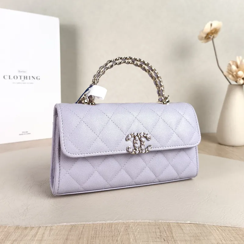 Chanel Crossbody Bag kelly Grained Calfskin One Size 18 × 4.5 × 10 cm — cover view 3 of 6