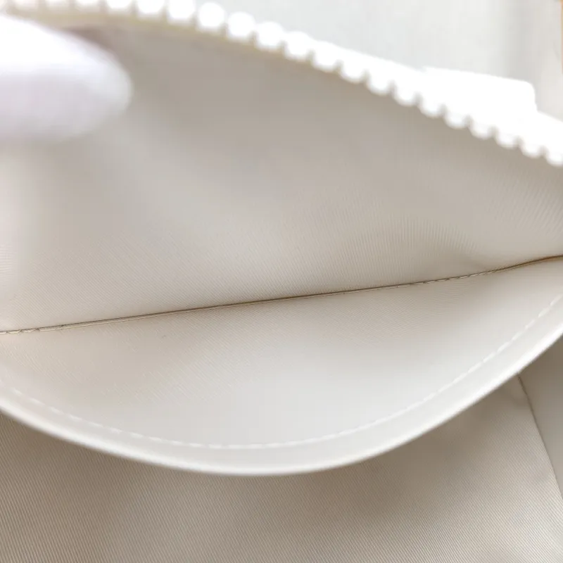 Louis Vuitton Crossbody Bag Keepall 25 White Calfskin Medium 25 × 11 × 15 cm — detail view 2 of 11