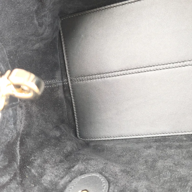 DIOR Top Handle Bag TOUJOURS Black Calfskin Small23 × 12 × 15.5 cm — detail view 10 of 11