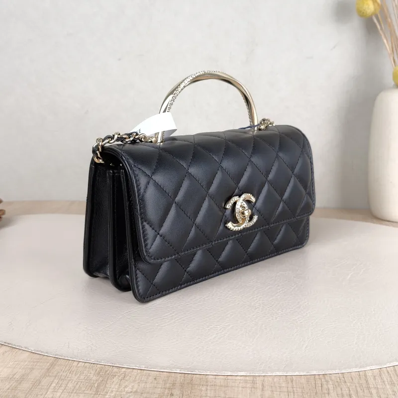 Chanel Crossbody Bag woc Black Lambskin 19 × 4 × 11.5 cm — cover view 5 of 5