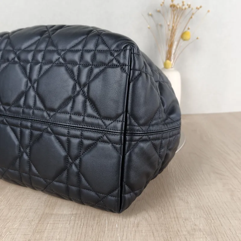 DIOR Top Handle Bag TOUJOURS Black Calfskin Large37 × 21 × 27 cm — detail view 5 of 11