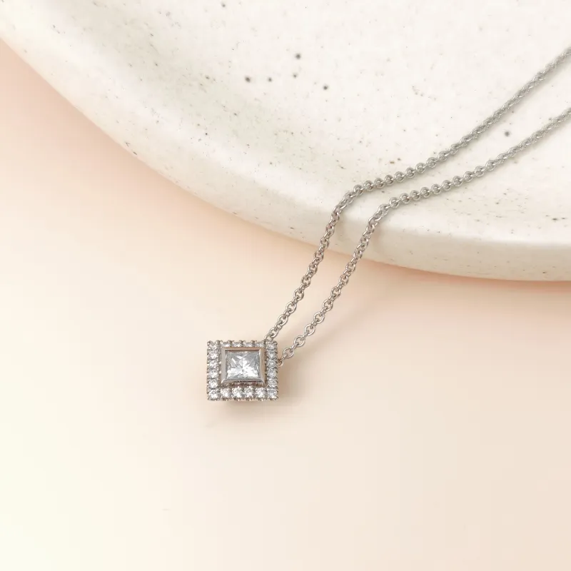 Tiffany&Co. Necklace Necklace PT950Diamond One Size41cm — cover view 6 of 10