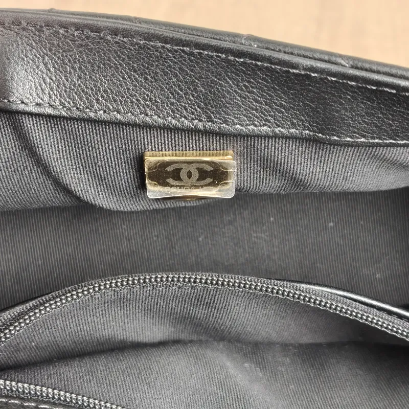 Chanel Crossbody Bag Messenger Bag Black Calfskin One Size 20.6.5*12.5 — detail view 5 of 12
