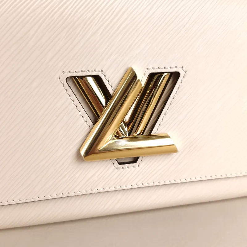 Louis Vuitton Crossbody Bag Twist White Epi Embossed Calfskin Medium 23 × 9.5 × 17 cm — detail view 6 of 10