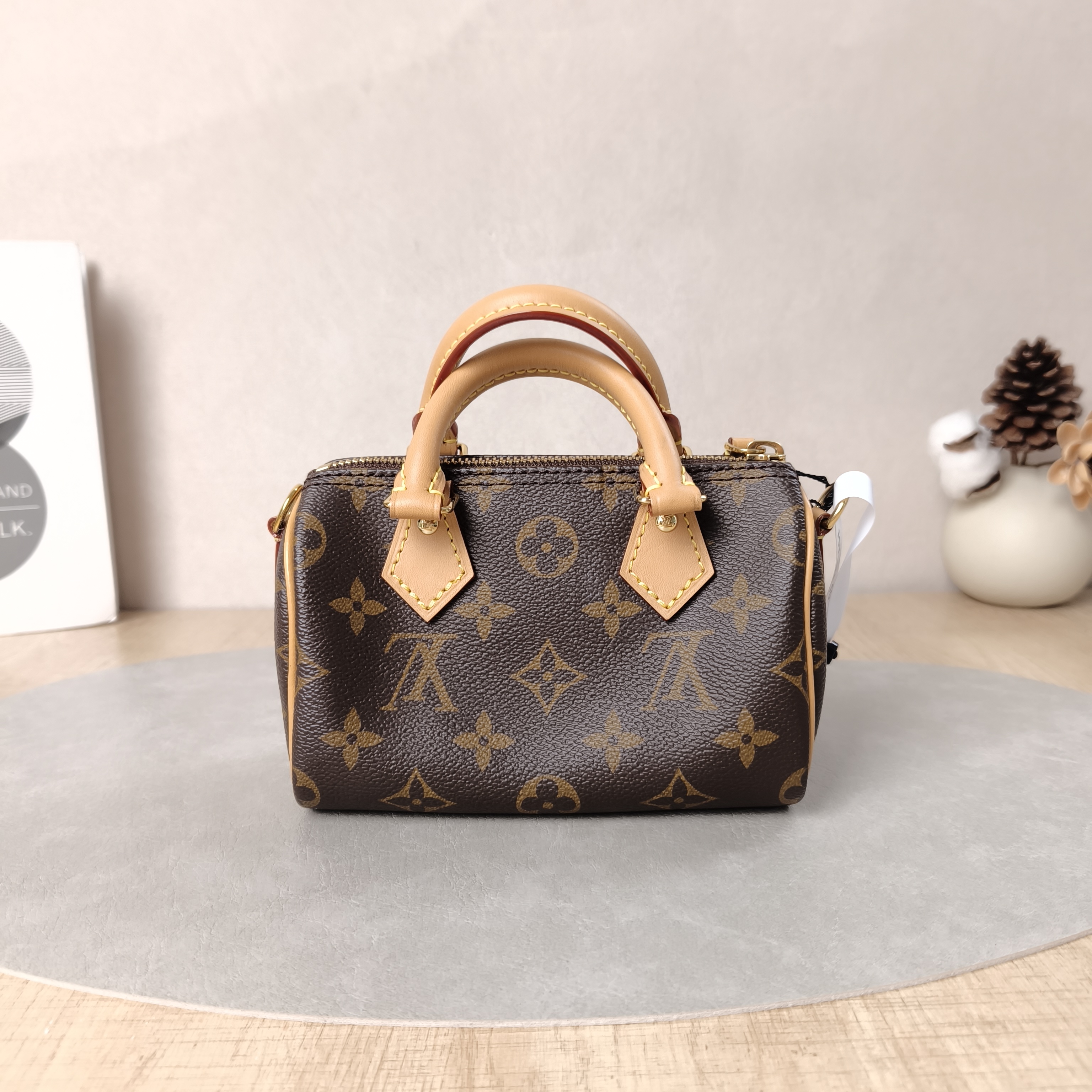 Louis Vuitton Crossbody Bag Speedy Nano Shoulder Strap PV Cnano16 × 7.5 × 10 cm — cover view 3 of 5