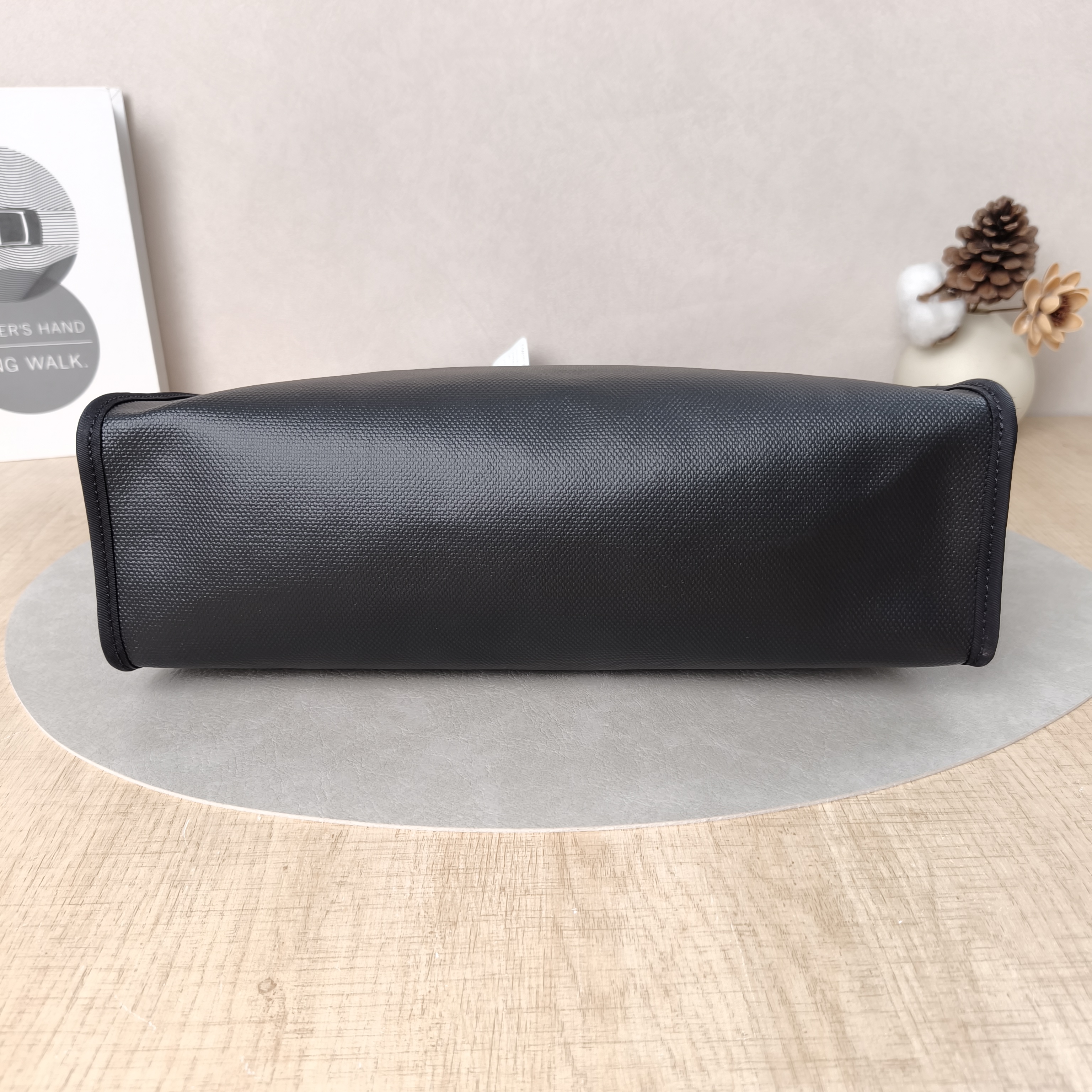 Hermès Crossbody Bag Herbag 3189Black Canvas Medium30.5 × 11 × 25.5 cm — cover view 6 of 6