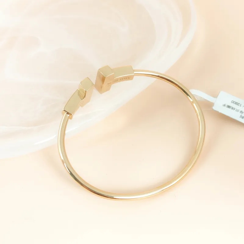 Tiffany&Co. Bangle T Collection Yellow Gold Pearl Bangle White Mother-of-Pearl 18KY ellow Gold 17.4cm โ cover view 5 of 7