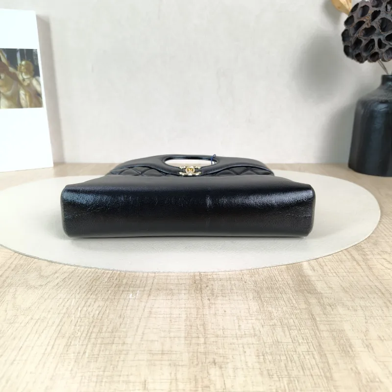 Chanel Crossbody Bag31Bag Black Waxed Leathermini23 × 5.5 × 22 cm — cover view 3 of 6