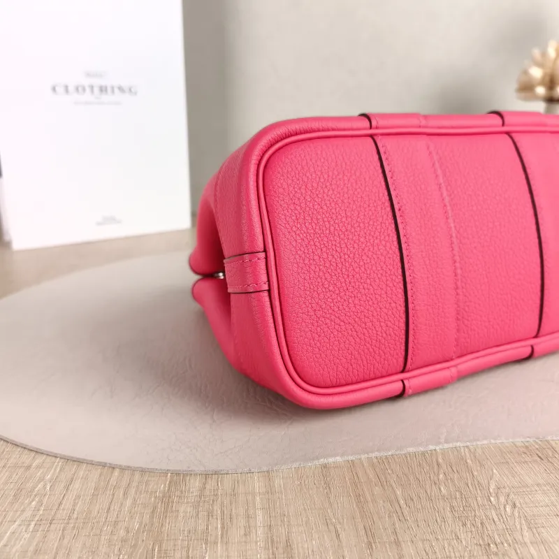 Hermès Top Handle Bag Neo Garden 23 Mini OD Rose Mexico Negonda Calfskin Mini 23 × 10 × 16 cm K — detail view 4 of 10