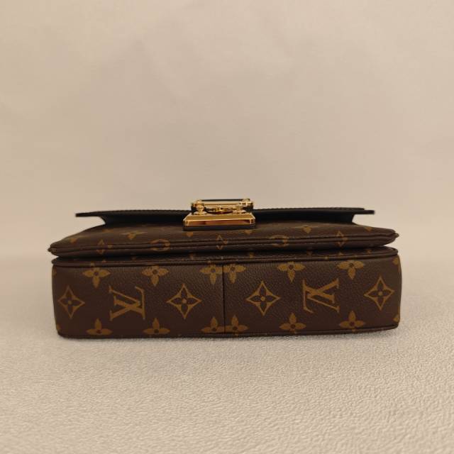 Louis Vuitton Crossbody Bag Marceau Chain Bag Black PVC · Calfskin24.5 × 6.5 × 15 cm — cover view 4 of 4