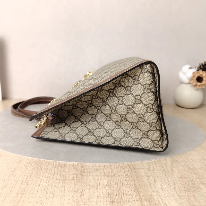 GUCCI Shoulder Bag Padlock Tote Monogram PVC Large35 × 14 × 23.5 cm — detail view 11 of 12