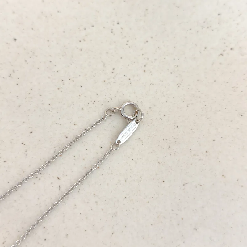Tiffany&Co. Necklace Keys Collection Necklace Pendant Silver PT950Diamond18KW hite Gold One Size40cm — cover view 3 of 7