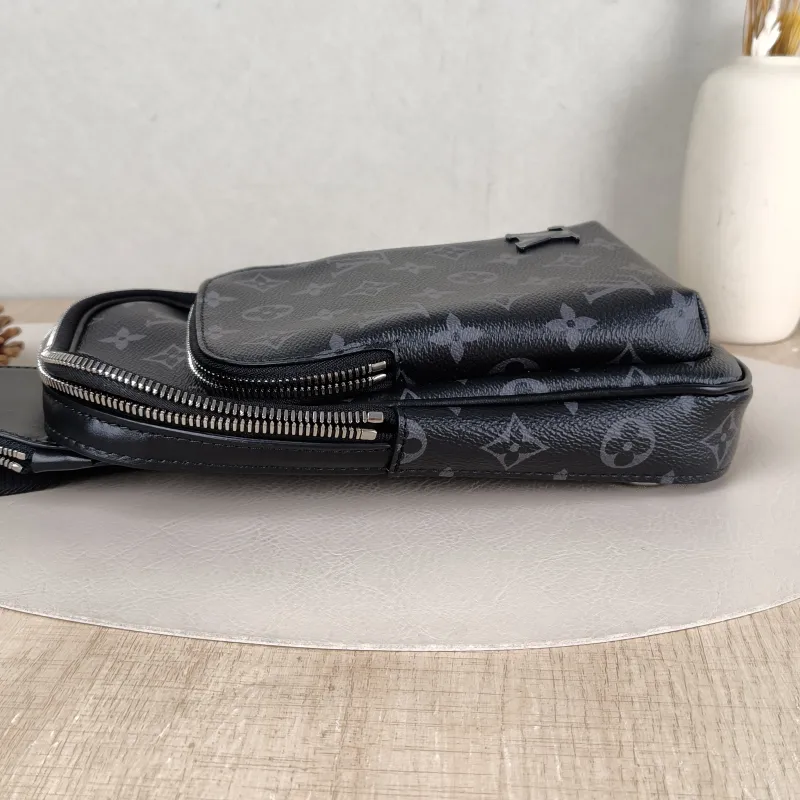Louis Vuitton Shoulder Bag Avenue Shoulder Bag Black Monogram PVC One Size 15.5 × 7.5 × 25 cm — detail view 10 of 10