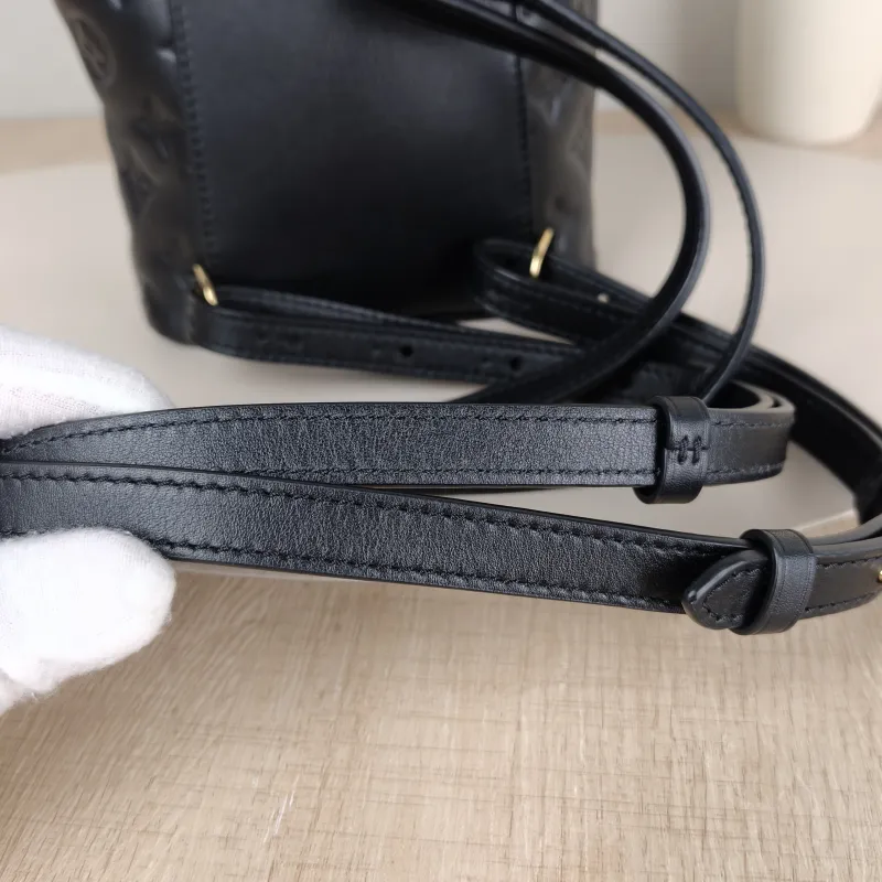 Louis Vuitton Backpack Coussin Backpack Black with Gold-Tone Hardware Lambskin Mini 15 × 7.5 × 20 cm — detail view 2 of 14