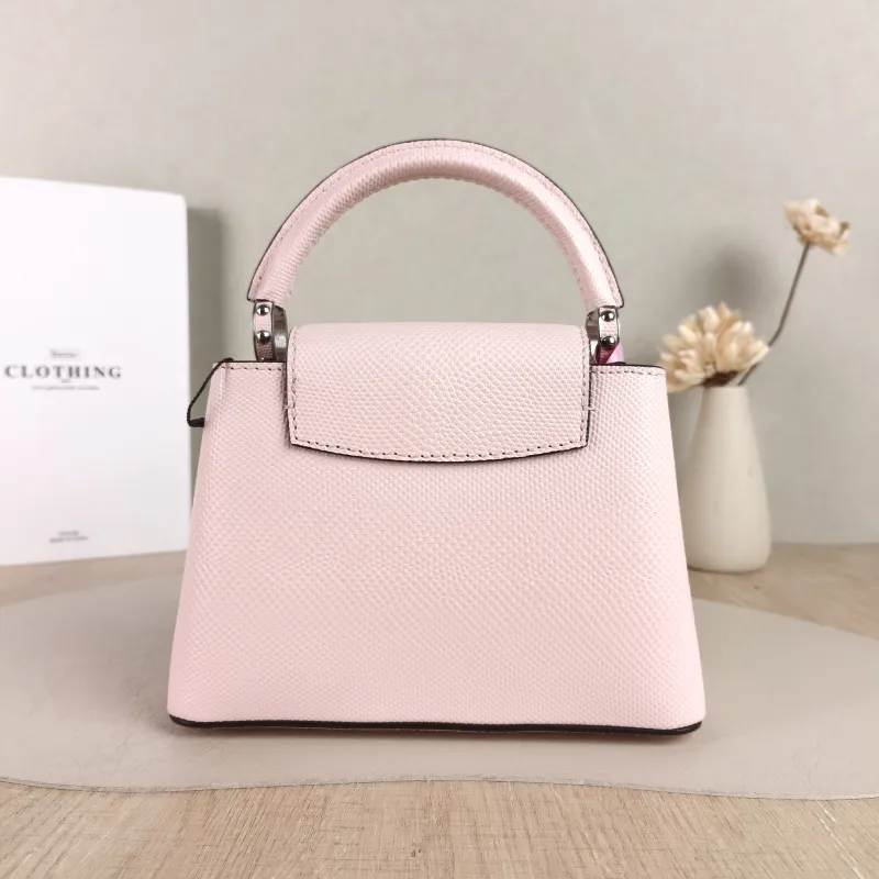 Louis Vuitton Shoulder Bag Capucines Pink Mini 21 × 8 × 14 cm — cover view 4 of 5