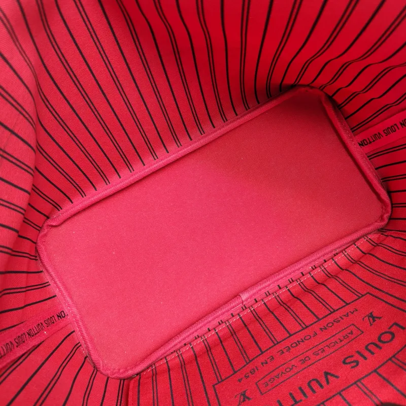 Louis Vuitton Shoulder Bag Neverfull Damier Ebene PVC Medium 31 × 14 × 28 cm — detail view 5 of 11